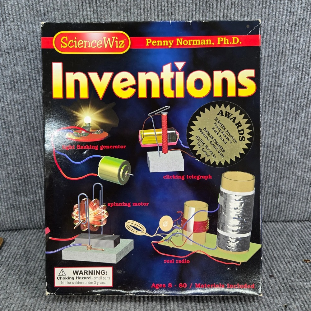 ScienceWiz Inventions Science Kit by Penny Norman Ph.D. NIB